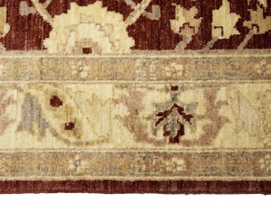 Rusty Maroon Floral Chobi Peshawar 5X8 Pakistan Oriental Rug