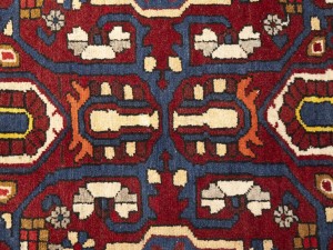 Vintage Red Floral 5X10 Bakhtiari Persian Runner Rug