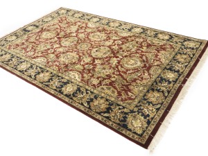 Red Floral Classic 6X9 Agra Jaipur Oriental Rug