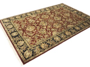 Red Floral Classic 6X9 Agra Jaipur Oriental Rug