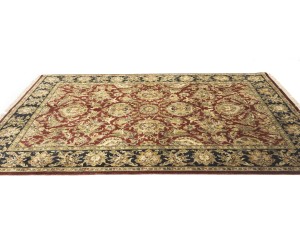 Red Floral Classic 6X9 Agra Jaipur Oriental Rug