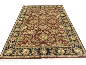Red Floral Classic 6X9 Agra Jaipur Oriental Rug
