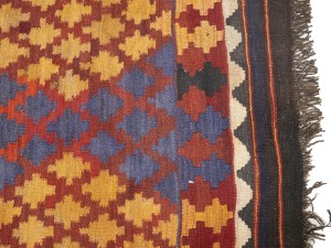 Multicolored Geometric Tribal 6'6X9'9 Kilim Afghan Oriental Rug
