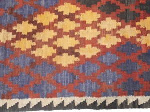 Multicolored Geometric Tribal 6'6X9'9 Kilim Afghan Oriental Rug