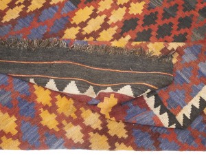 Multicolored Geometric Tribal 6'6X9'9 Kilim Afghan Oriental Rug