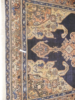 Antique Muted Tribal 5X11 Malayer Persian Rug