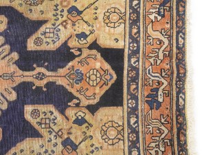Antique Muted Tribal 5X11 Malayer Persian Rug
