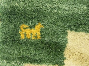 Green Tribal 2'6X4 Indo-Gabbeh Oriental Rug