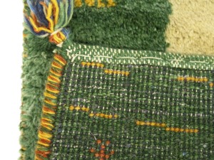 Green Tribal 2'6X4 Indo-Gabbeh Oriental Rug