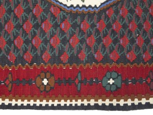 Multicolored Floral Tribal 4X5 Kilim Afghan Oriental Rug