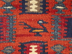 Multicolored Tribal Kelim 4X9 Persian Runner Rug