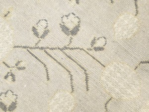 Taupe Floral Khotan 3X18 Oushak Oriental Runner Rug