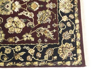 Maroon Floral Classic 3X5 Agra Jaipur Oriental Rug