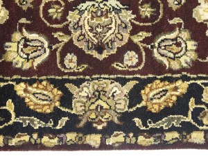 Maroon Floral Classic 3X5 Agra Jaipur Oriental Rug