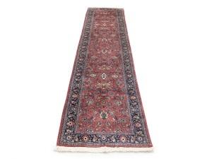 Bittersweet Red Floral 3X11 Sarouk Persian Runner Rug