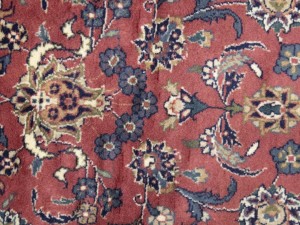 Bittersweet Red Floral 3X11 Sarouk Persian Runner Rug