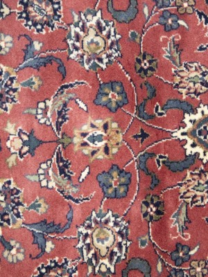 Bittersweet Red Floral 3X11 Sarouk Persian Runner Rug