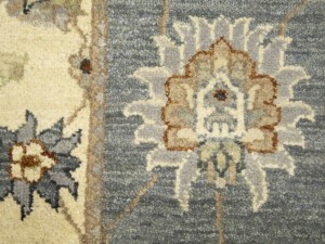Gray Floral Classic 2'7X18'8 Agra Jaipur Oriental Runner Rug