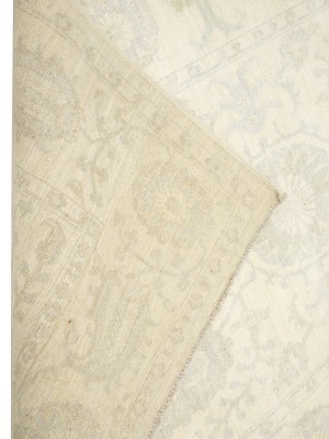 Beige Floral Chobi Peshawar 4X6 Pakistan Oriental Rug