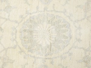 Beige Floral Chobi Peshawar 4X6 Pakistan Oriental Rug