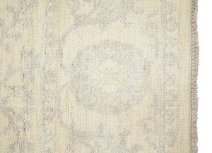 Beige Floral Chobi Peshawar 4X6 Pakistan Oriental Rug