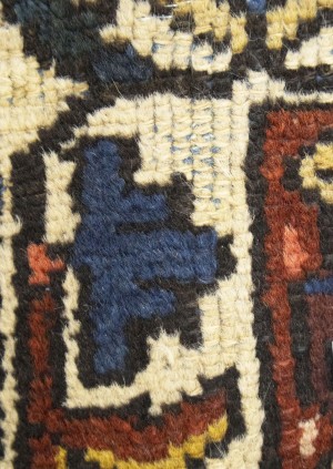 Semi Antique Red Floral 4'5X6'5 Bakhtiari Persian Rug