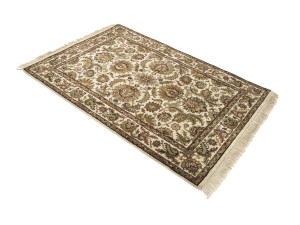 Cream Floral Classic 4X6 Agra Jaipur Oriental Rug