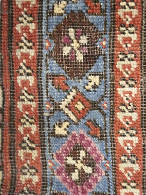 Antique Muted Tribal 6X14 Malayer Persian Rug