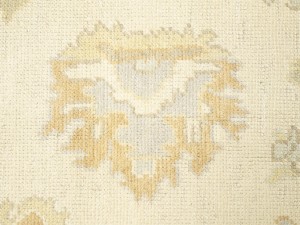 Floral Muted Oushak 3'6X12'7 Turkish Oriental Runner Rug