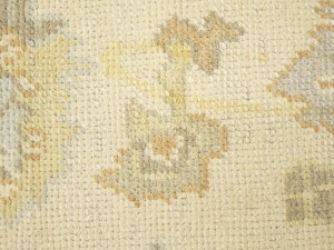Floral Muted Oushak 3'6X12'7 Turkish Oriental Runner Rug