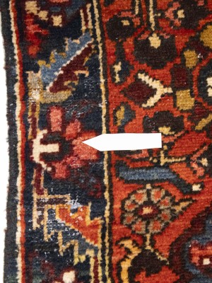 Vintage Red Floral 10X15 Bakhtiari Persian Rug