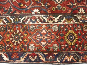 Vintage Red Floral 10X15 Bakhtiari Persian Rug