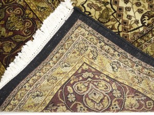 Black Floral Classic 8'7X11'9 Agra Jaipur Oriental Rug