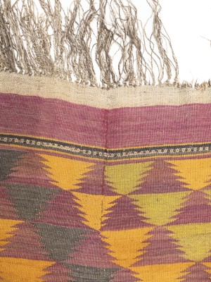 Multicolored Geometric Reversible 10X15 Kilim Oriental Rug