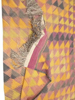 Multicolored Geometric Reversible 10X15 Kilim Oriental Rug