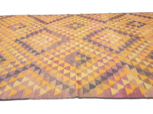 Multicolored Geometric Reversible 10X15 Kilim Oriental Rug