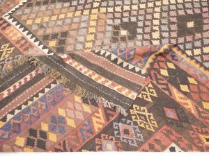 Multicolored Geometric Reversible 8'6X13 Kilim Oriental Rug