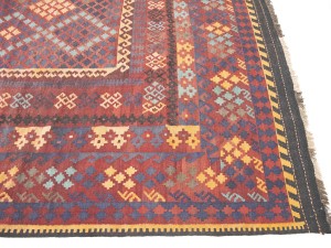 Multicolored Geometric Reversible 10X16 Kilim Oriental Rug