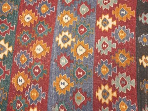 Multicolored Geometric Reversible 4'7X10'8 Kilim Oriental Rug