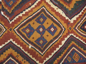 Red Vintage Tribal 4'3 x 12'5 Kelim Runner Rug