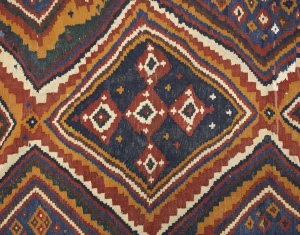 Red Vintage Tribal 4'3 x 12'5 Kelim Runner Rug