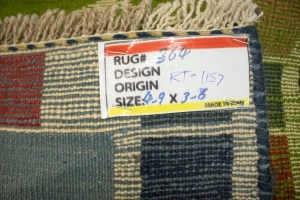 Multicolored Tribal Pictorial 4X5 Shiraz Kilim Persian Rug