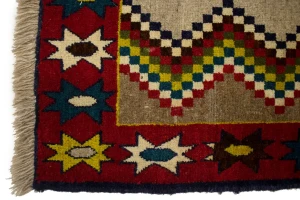 Vintage Multicolored Tribal 3X6 Shiraz Persian Rug