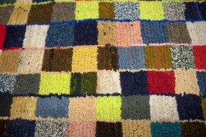 Semi Antique Multicolored 3'6X8 Gabbeh Persian Rug