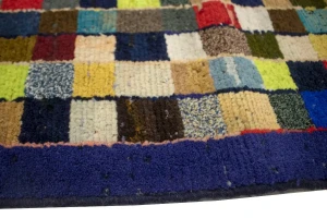 Semi Antique Multicolored 3'6X8 Gabbeh Persian Rug