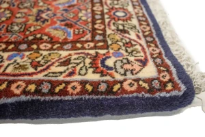 Orange Floral Tribal 2'5X3'3 Bidjar Persian Rug