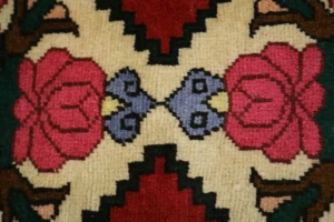 Vintage Red Floral 3X13 Bidjar Sanneh Persian Runner Rug