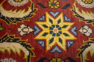 Semi Antique Allover Floral 4X6 Tabriz Persian Rug