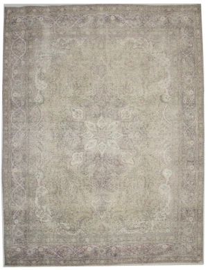 Antique Traditional Muted 10X13 Tabriz Persian Rug