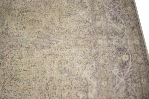 Antique Traditional Muted 10X13 Tabriz Persian Rug